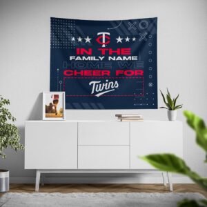 Custom Minnesota Twins Cheer Tapestry – Personalized Team Decor