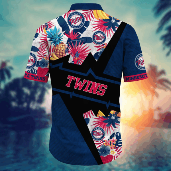 Minnesota Twins MLB Flower Hawaii Shirt  For Fans, Summer Football Shirts