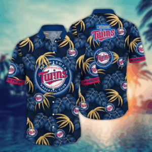 Minnesota Twins MLB Flower Hawaii Shirt   For Fans, Summer Football Shirts
