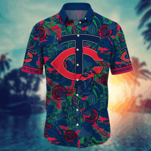 Minnesota Twins MLB Flower Hawaii Shirt   For Fans, Summer Football Shirts