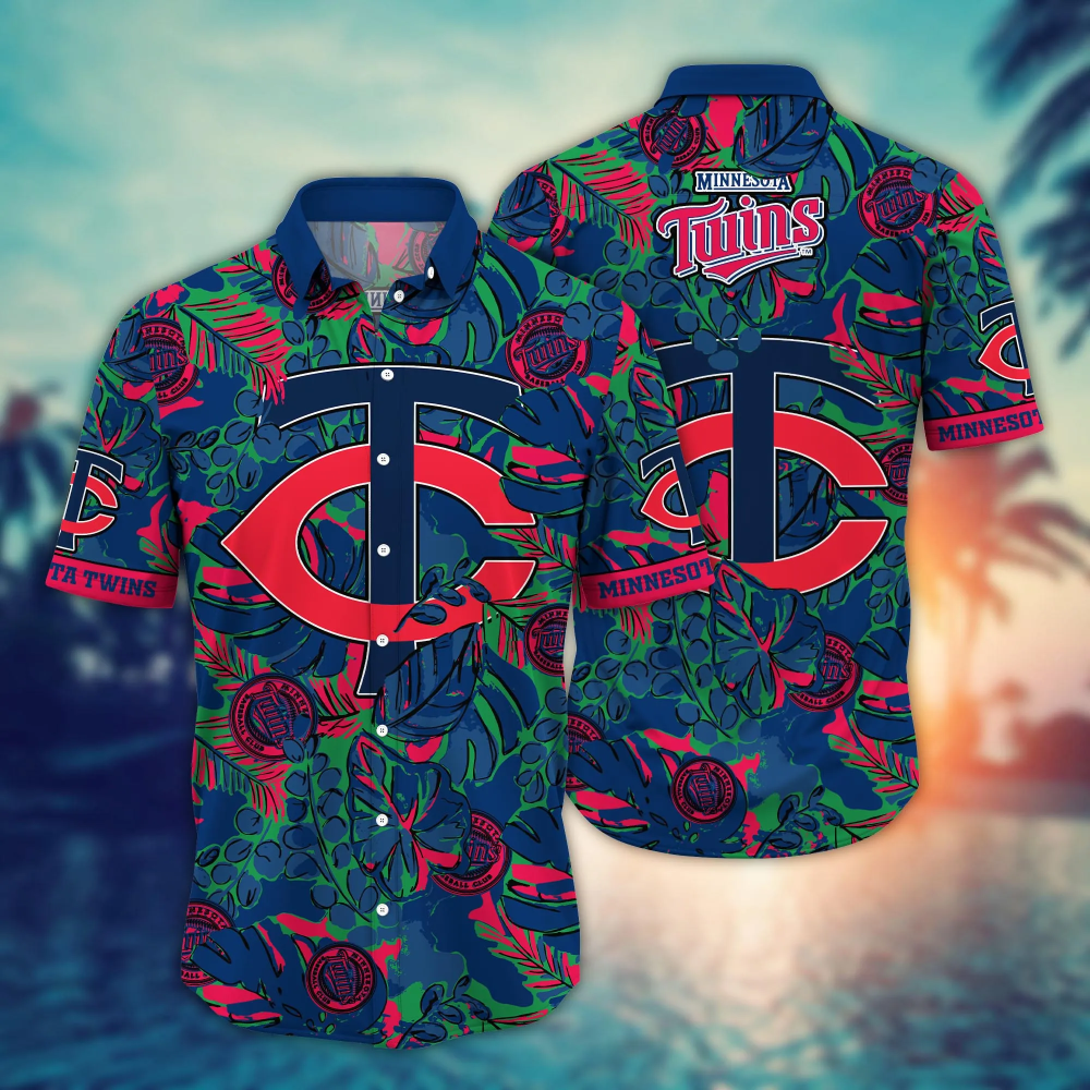 Minnesota Twins MLB Flower Hawaii Shirt   For Fans, Summer Football Shirts