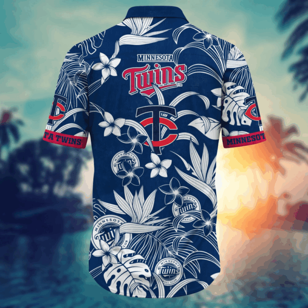 Minnesota Twins MLB Flower Hawaii Shirt   For Fans, Summer Football Shirts