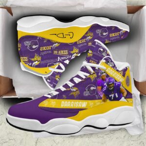 Minnesota Vikings Air Jordan 13 Custom Sneakers - Perfect Fan Gift