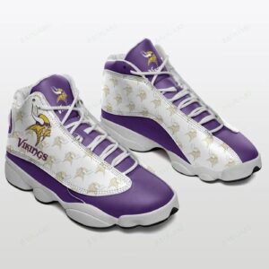Minnesota Vikings Air Jordan 13 Custom Sneaker - Perfect Gift for Fans