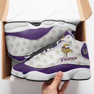 Minnesota Vikings Air Jordan 13 Sneaker Custom – Perfect Fan Gift!