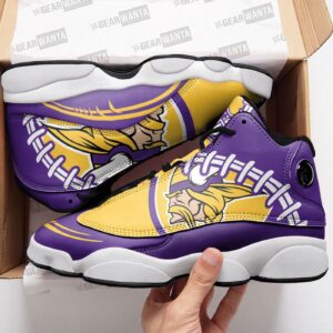Minnesota Vikings Air Jordan 13 Sneaker Custom – Perfect Gift for Fans