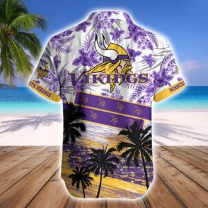 Minnesota Vikings Hawaiian Shirt And Beach Short – Gift for Men Women