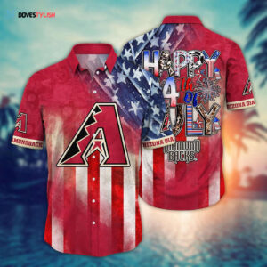 MLB Arizona Diamondbacks Independence Day Hawaiian Shirt - Trendy Top for Cool Fans