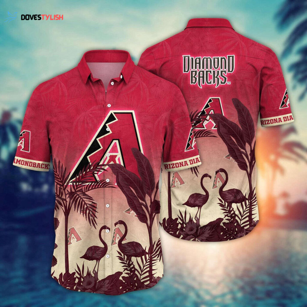 MLB Arizona Diamondbacks Hawaiian Shirt Sunset Chase Fan Gift MLB Arizona Diamondbacks Hawaiian Shirt Sunset Chase Fan Gift