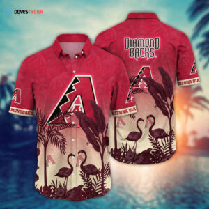 MLB Arizona Diamondbacks Hawaiian Shirt Sunset Chase Fan Gift