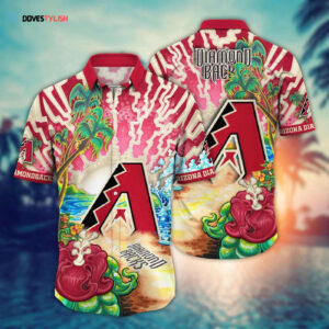 MLB Arizona Diamondbacks Hawaiian Shirt: Diamond Dreamscape for Sports Fans
