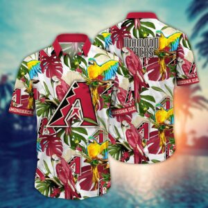 MLB Arizona Diamondbacks Hawaiian Shirt – Victory In Bloom Fan Gift