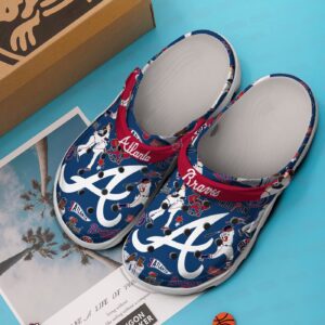 MLB Atlanta Braves Clog-Shoes Crocband Clogs Shoes For Men Women Fans