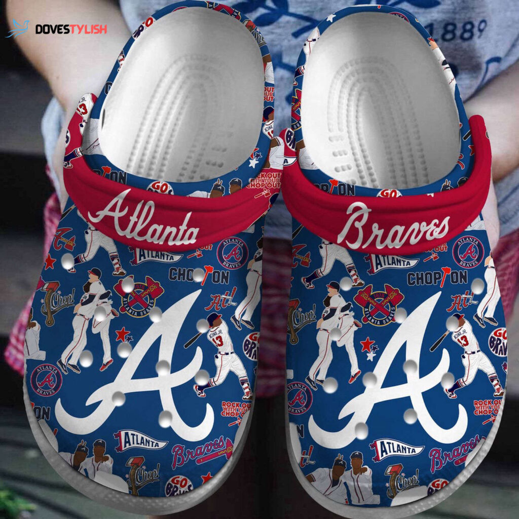 MLB Atlanta Braves Clog-Shoes Crocband Clogs Shoes For Men Women Fans
