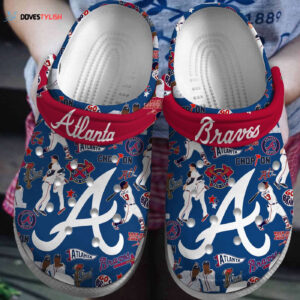 MLB Atlanta Braves Clog-Shoes Crocband Clogs Shoes For Men Women Fans