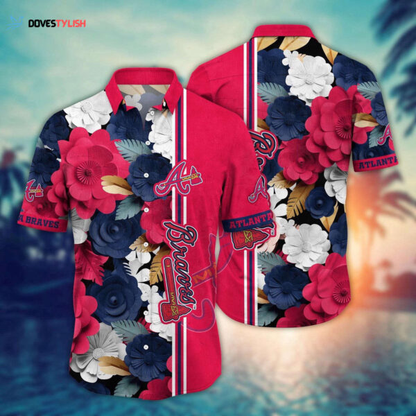 MLB Atlanta Braves Hawaiian Shirt: Floral Fashion Frenzy for Sport Fans