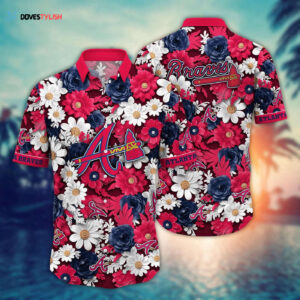MLB Atlanta Braves Hawaiian Shirt: Floral Fusion Fashion for Fans