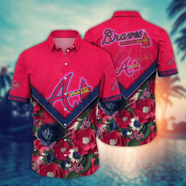 MLB Atlanta Braves Hawaiian Shirt: Summer Swing for Sport Fans