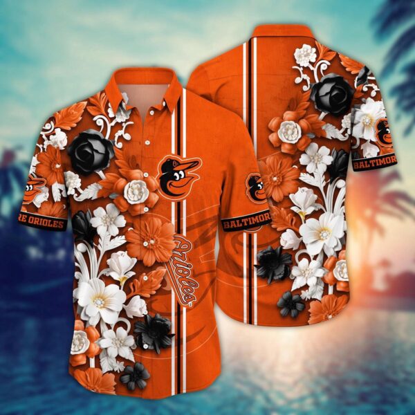 MLB Baltimore Orioles Hawaiian Shirt – Luau League Fan Gear