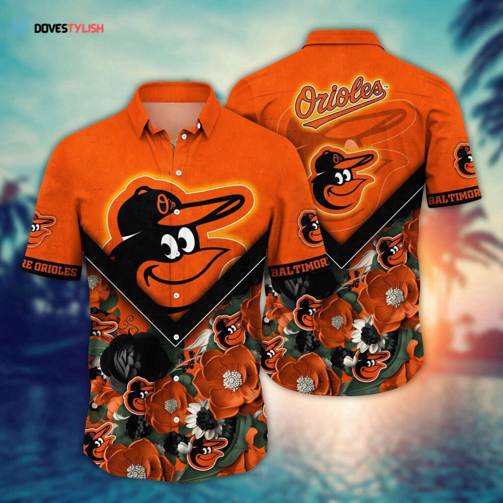 MLB Baltimore Orioles Hawaiian Shirt: Summer Swing for Fans