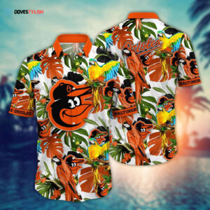 MLB Baltimore Orioles Hawaiian Shirt: Victory In Bloom Fan Gift
