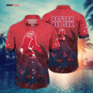 MLB Boston Red Sox Hawaiian Shirt - Perfect Sunset Gift for Fans