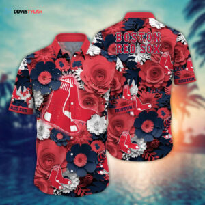 MLB Boston Red Sox Hawaiian Shirt - Perfect for Sport Fans!