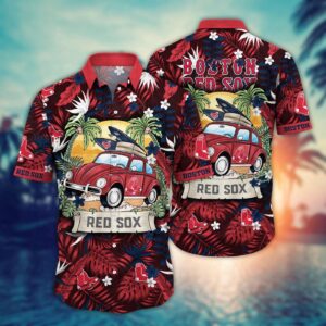 MLB Boston Red Sox Hawaiian Shirt – Summer Heatwave Must-Have for Sports Fans