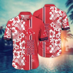 MLB Boston Red Sox Hawaiian Shirt: Swing Into Summer with Style!