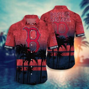 MLB Boston Red Sox Hawaiian Shirt: Swing in Style for Fans