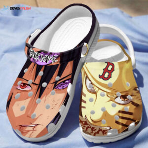 MLB Boston Red Sox & Naruto Custom Name Clogs
