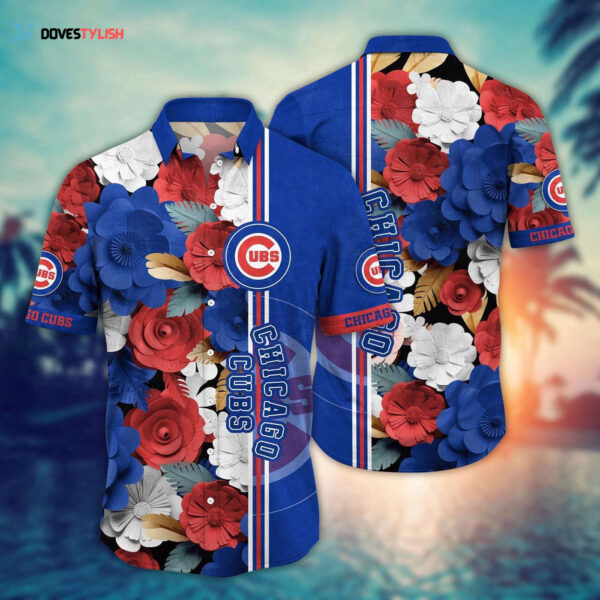 Chicago Cubs MLB Hawaiian Shirt: Floral Fashion Frenzy for Sports Fans