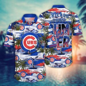 MLB Chicago Cubs Hawaiian Shirt: Flower Grand Slam for Fans