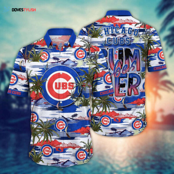 MLB Chicago Cubs Hawaiian Shirt: Flower Grand Slam for Fans