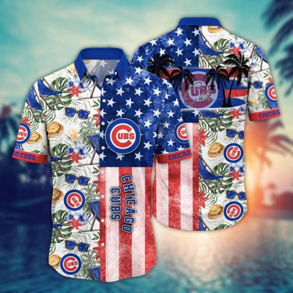 MLB Chicago Cubs Hawaiian Shirt: Official Flower Home Run Threads for Fans