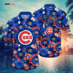 MLB Chicago Cubs Hawaiian Shirt: Trendy Fan Apparel for Baseball Enthusiasts
