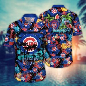 Chicago Cubs Hawaiian Shirt – Perfect for MLB Fans in Pitch Style
