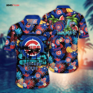 Chicago Cubs Hawaiian Shirt - Perfect for MLB Fans in Pitch Style