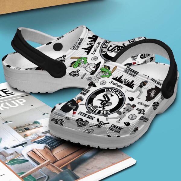 MLB Chicago White Sox Clog-Shoes Clogs Crocband Shoes For Men Women Fans