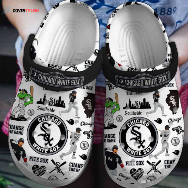 MLB Chicago White Sox Clog-Shoes Clogs Crocband Shoes For Men Women Fans