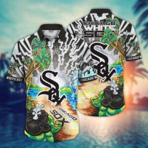 MLB Chicago White Sox Hawaiian Shirt: Diamond Dreamscape for Sports Fans