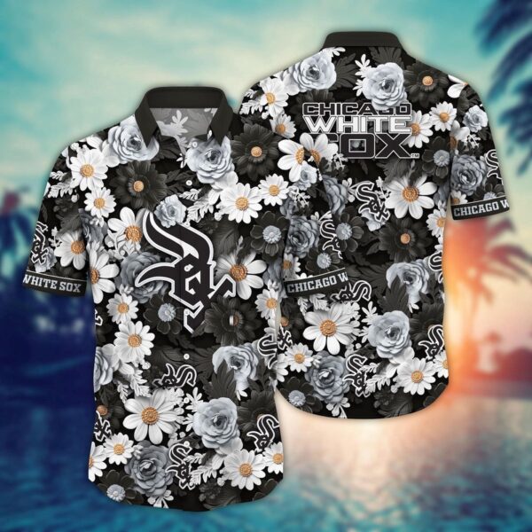 MLB Chicago White Sox Hawaiian Shirt – Floral Fusion Fashion For Fans