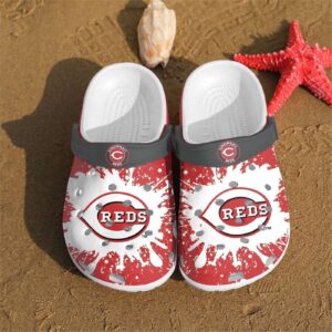 MLB Cincinnati Reds Clog-Shoes Rubber Clog-Shoes Clog Shoescrocband Clogs For Fan Baseball