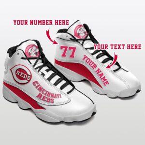 Custom Cincinnati Reds Air Jordan 13 Shoes - Personalized Unisex Gift