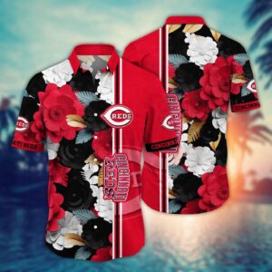 MLB Cincinnati Reds Hawaiian Shirt: Floral Fashion Frenzy for Sport Fans