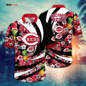 MLB Cincinnati Reds Hawaiian Shirt: Flower Bloom Glory for Fans