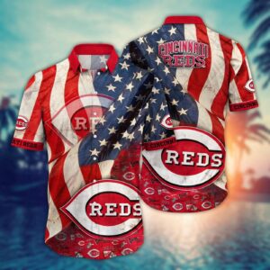 MLB Cincinnati Reds Hawaiian Shirt: Swing into Hawaiian Chic for Fans