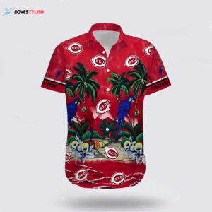 MLB Cincinnati Reds Hawaiian Shirt - Summer Fan Favorite!