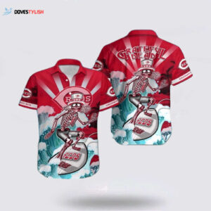 MLB Cincinnati Reds Hawaiian Shirt: Surf in Style with Beach Outfits for Fans