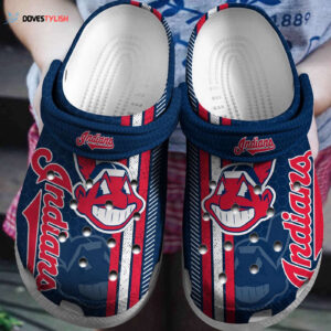MLB Cleveland Guardians Clog-Shoes Clog For Fan Baseball